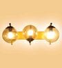Iron Metal Novelty Wall Light (Gold)