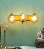 Iron Metal Novelty Wall Light (Gold)