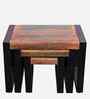 Kesty Nesting Coffee Table in Walnut Finish
