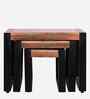 Kesty Nesting Coffee Table in Walnut Finish