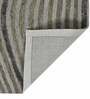 Grey Abstract Blended Wool 6 ft x 9 ft Hand Tufted Carpet