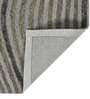 Grey Abstract Blended Wool 8 ft x 10 ft Hand Tufted Carpet