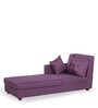 Irvine RHS Chaise Lounger in Purple Colour