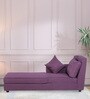 Irvine RHS Chaise Lounger in Purple Colour
