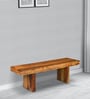 Irvine Solid Wood Bench in Dark Brown Finish