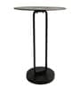 Irwin Obsidian End Table In Black Colour