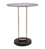 Irwin'S Metal End Table In Black & Gold Colour