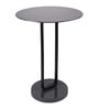 Irwin'S Metal End Table In Black & Grey Colour