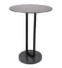 Irwin'S Metal End Table In Black & Grey Colour