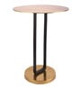 Irwin'S Metal End Table In Gold & Black Colour