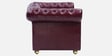 Isla Leatherette 2 Seater Sofa in Burgundy Wine Colour