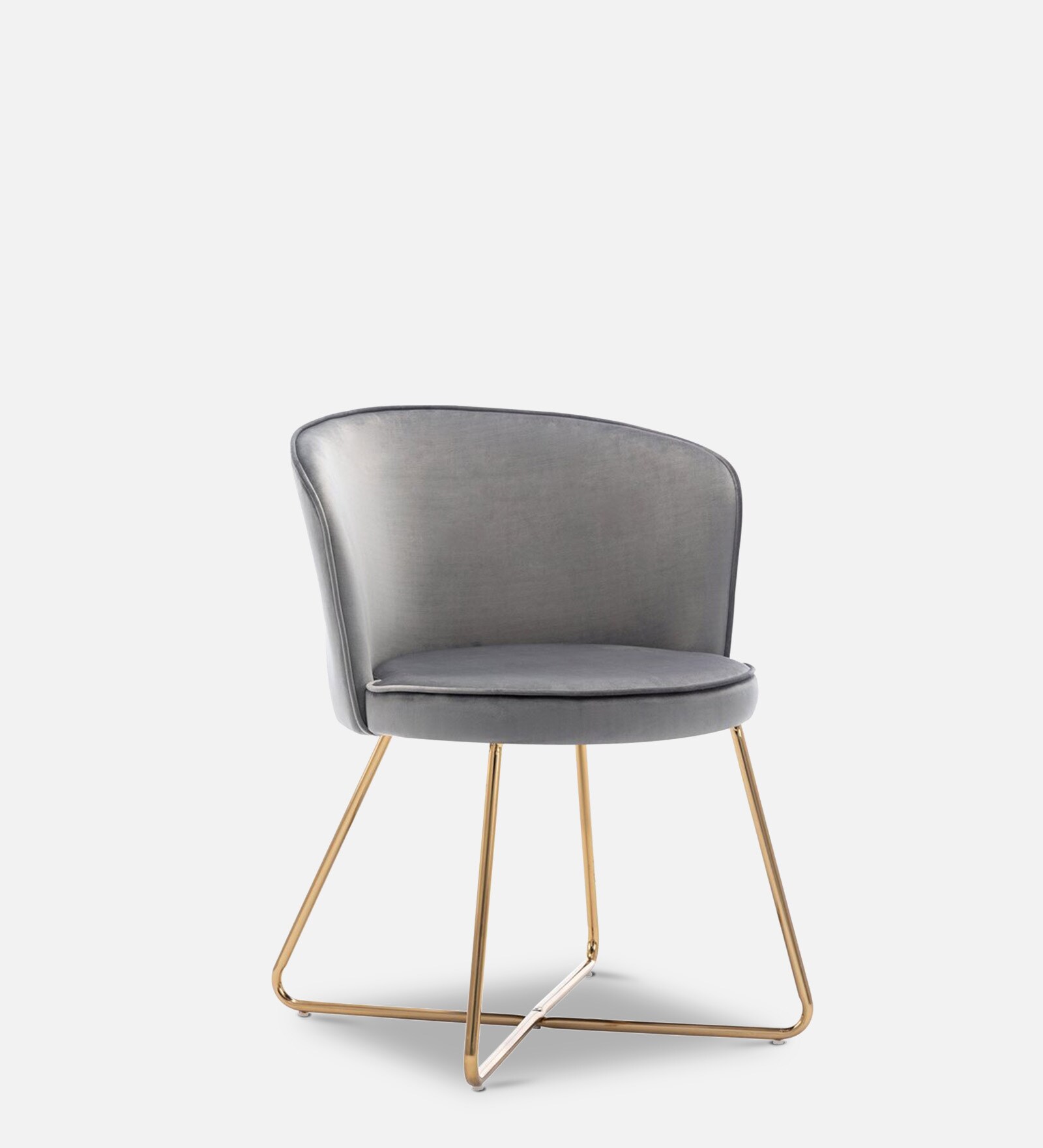 Isabella Barrel Chair in Grey Colour