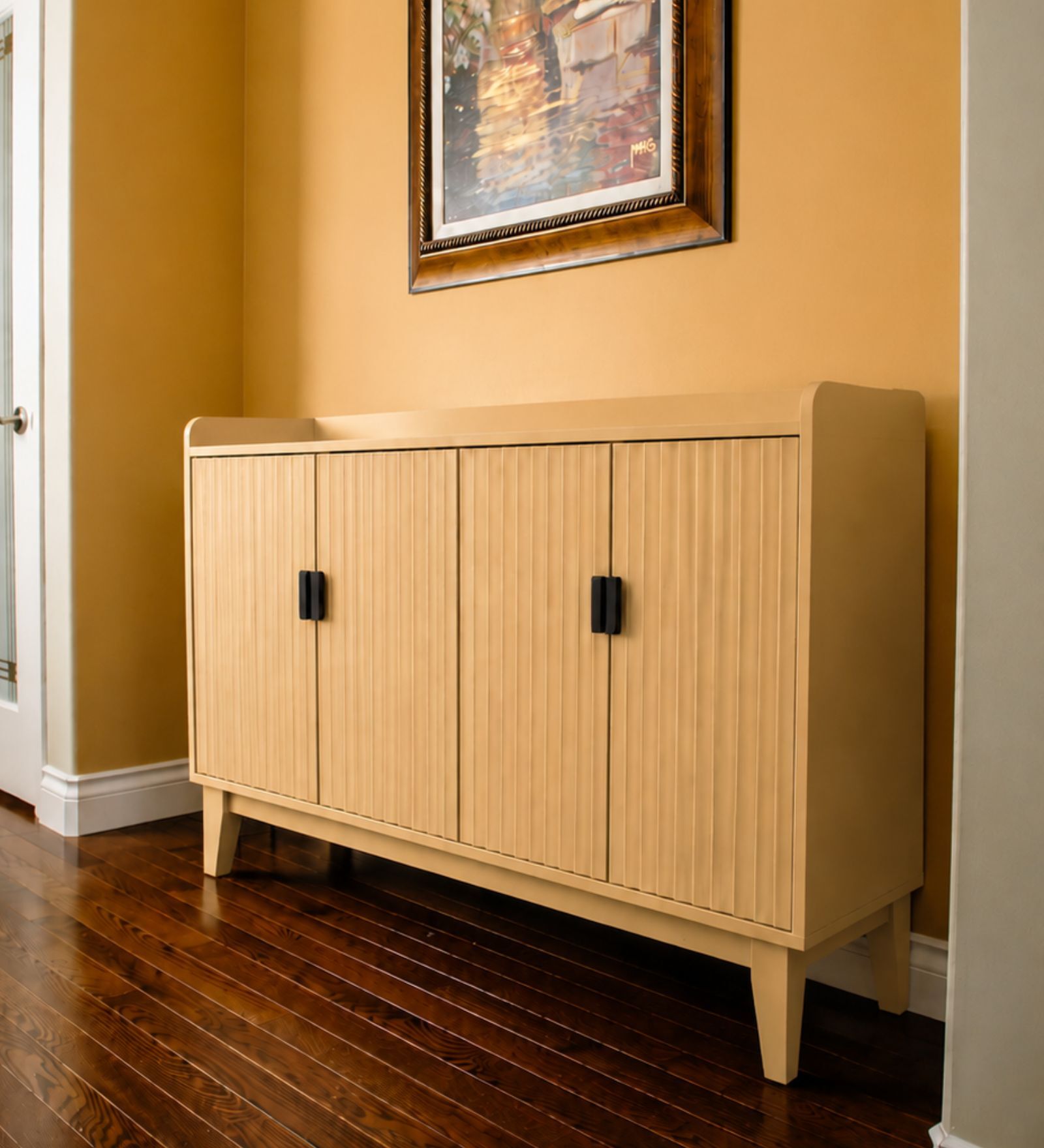 Isharya Wooden Shoe Cabinet In Natural Bleach Finish Isharya Wooden Shoe Cabinet In Natural Bleach Finish