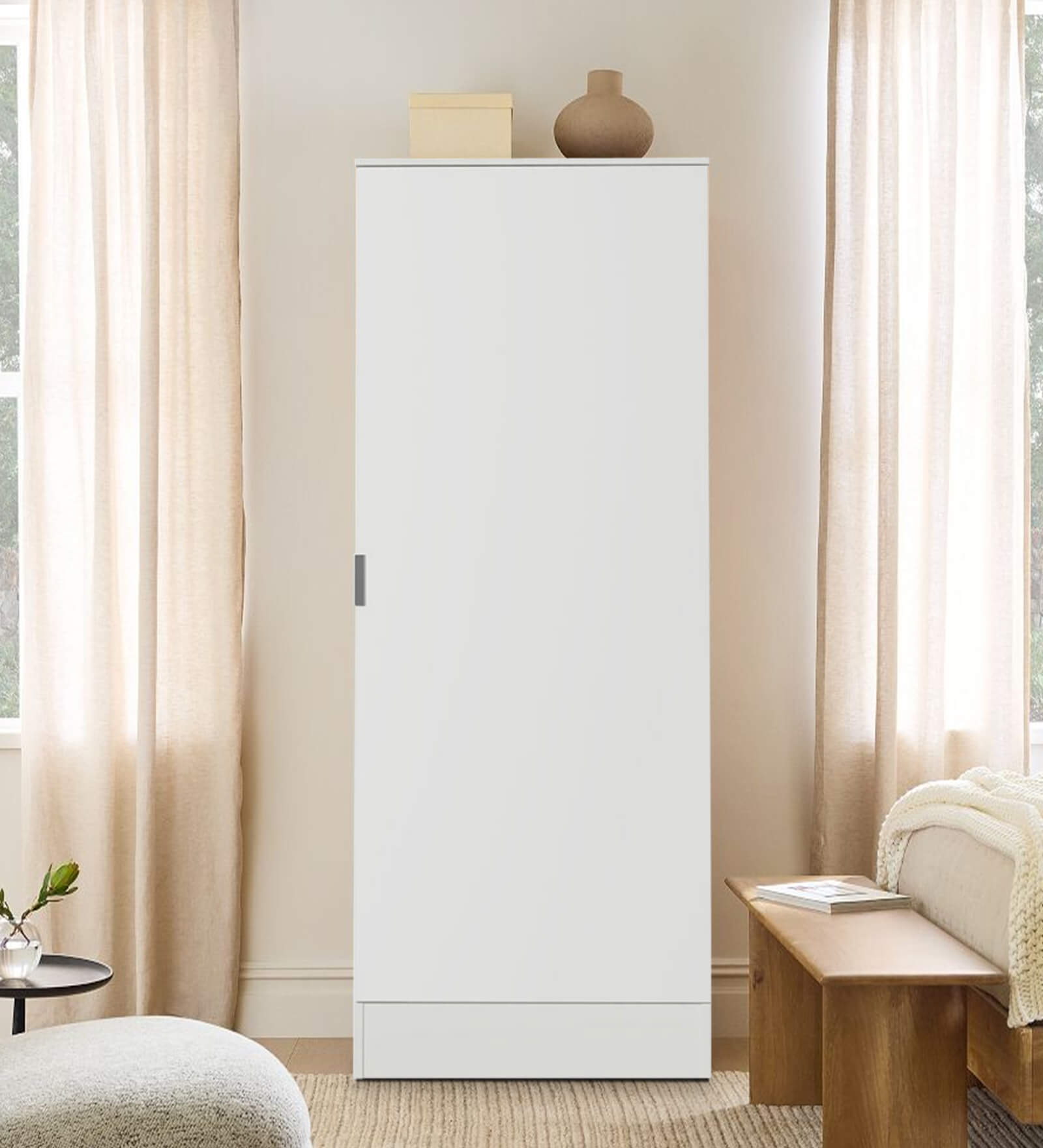 Isis Tall Shoe Rack in White Color