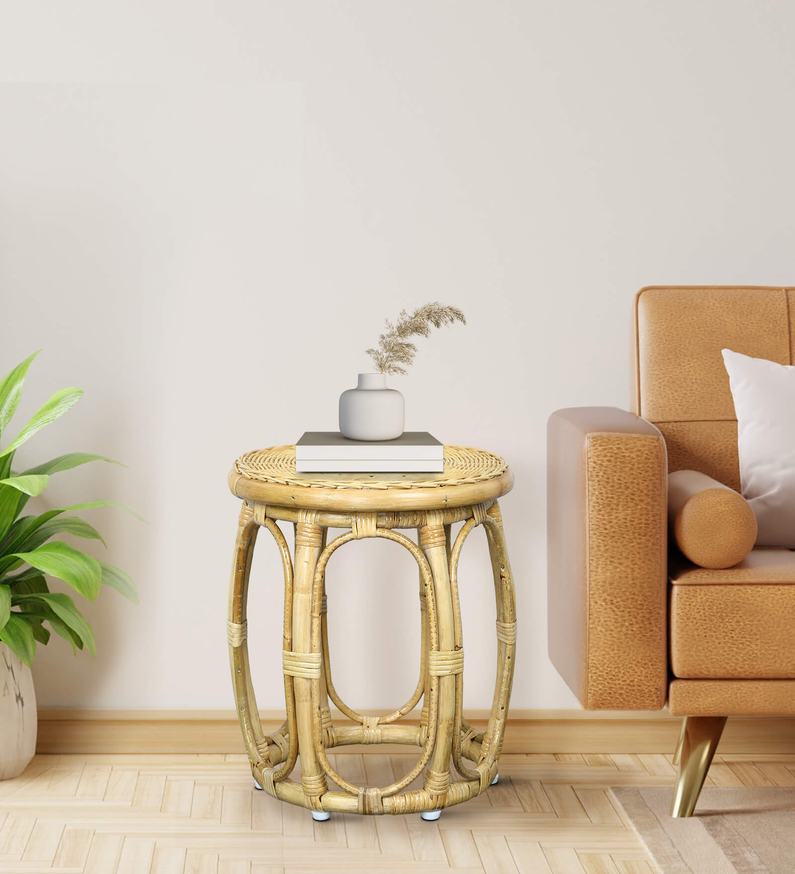 Buy Island Oasis Bamboo End Table in Natural Finish at 10 OFF by Manaiya Pepperfry