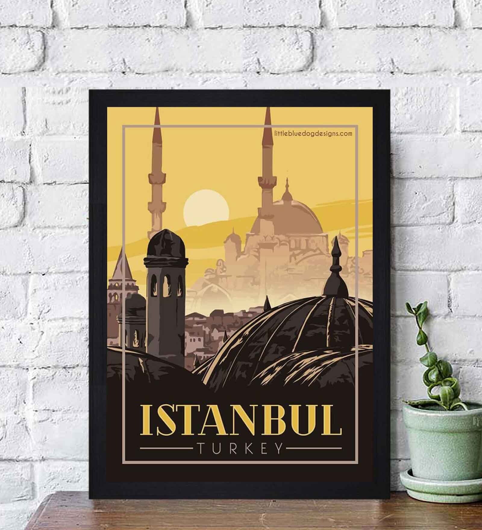 Buy Istanbul Turkey Texture Paper Framed Art Print by Cheque Decor at 34 OFF by Chaque Decor