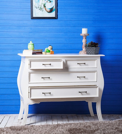Buy Isabella Chest Of Drawers In Paris White Finish By Amberville