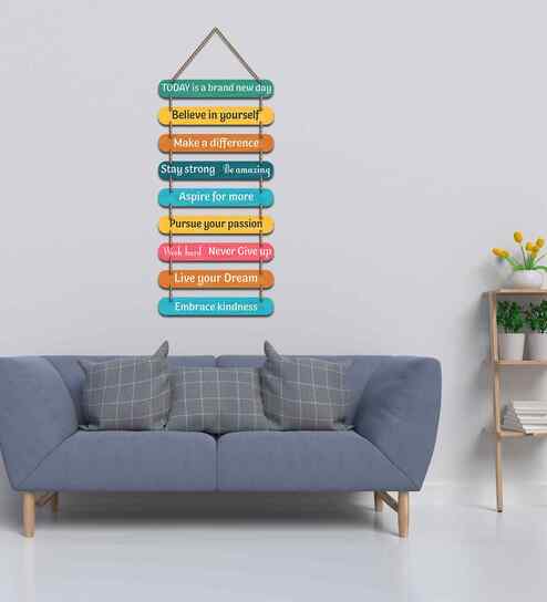 Motivation Quotes Mdf Wall Hanging