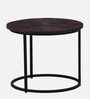 Isaak Solid Wood Nest Of Tables In Dark Walnut Finish Isaak Solid Wood Nest Of Tables In Dark Walnut Finish