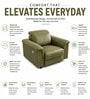 Isabel Double Motor Recliner In Green Colour Isabel Double Motor Recliner In Green Colour