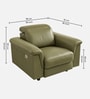 Isabel Double Motor Recliner In Green Colour Isabel Double Motor Recliner In Green Colour