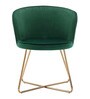 Isabella Barrel Chair in Blue Colour