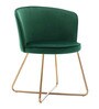 Isabella Barrel Chair in Blue Colour