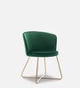 Isabella Barrel Chair in Blue Colour