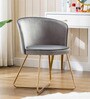 Isabella Barrel Chair in Grey Colour