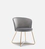 Isabella Barrel Chair in Grey Colour