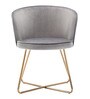 Isabella Barrel Chair in Grey Colour