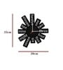 Isabella Engineered Wood Black Wall Clock