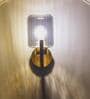 Isabella Metal & Glass Wall Light (Smoke)