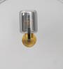 Isabella Metal & Glass Wall Light (Smoke)