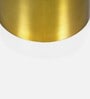 Isadora Metal End Table In White & Gold Colour