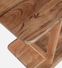Isari Acacia Wood Side Table in Natural Finish Isari Acacia Wood Side Table in Natural Finish