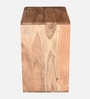 Isari Acacia Wood Side Table in Natural Finish Isari Acacia Wood Side Table in Natural Finish