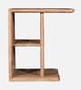 Isari Acacia Wood Side Table in Natural Finish Isari Acacia Wood Side Table in Natural Finish