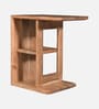 Isari Acacia Wood Side Table in Natural Finish Isari Acacia Wood Side Table in Natural Finish