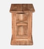 Isari Acacia Wood Side Table in Natural Finish Isari Acacia Wood Side Table in Natural Finish