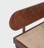 Isha Queen Size Bed In Walnut Finish Without Storage