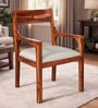 Ishani Sheesham Wood Arm Chair In Honey Oak Finish