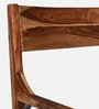 Ishani Sheesham Wood Arm Chair In Rustic Teak Finish