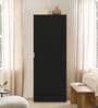 Isis 1 Door Wardrobe In Black color