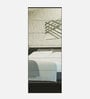 Isis 1 Door Wardrobe With Mirror In Black color