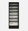 Isis 1 Door Wardrobe With Mirror In Black color