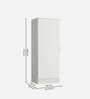 Isis Tall Shoe Rack in White Color