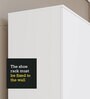 Isis Tall Shoe Rack in White Color
