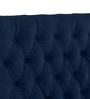 Isko Fabric Upholstered Single Bed in Royal Blue Colour with Hydraulic Storage