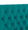 Isko Fabric Upholstered Single Bed in Sea Green Colour with Box Storage